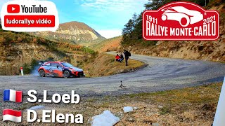 Essais tests rallye MonteCarlo 2020 Sébastien Loeb  Daniel Elena full attack on the limit [upl. by Ellebyam695]