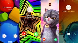 SAMSUNG A32 5g REDMI STAR SONY CAT INFINIX 10 incoming call screen [upl. by Htezil]