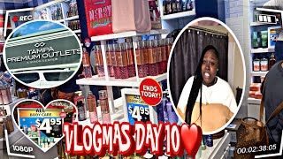 VLOGMAS DAY 10WESTSHORE MALLTARGETTAMPA PREMIUM OUTLETBATHampBODY WORKS❤️ [upl. by Coady]