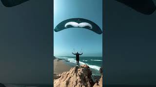 Paragliding off the sea cliffs of Morocco 🇲🇦 [upl. by Weidar]