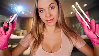 ASMR Ear Exam amp Deep Ear Cleaning Otoscope Ear Picking Gloves and Tuning Fork Roleplay [upl. by Ettenawtna]