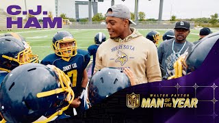 Minnesota Vikings Nominate CJ Ham for 2024 Walter Payton Man of the Year Award [upl. by Lapotin]