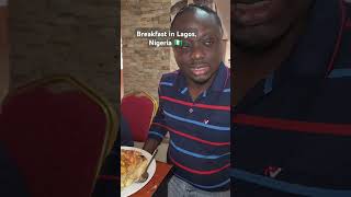 Breakfast in Lagos NigeriaInagbe Resorttravel food foodie couple couplegoals breakfast [upl. by Emilia]