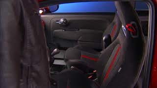 Front SeatsHow to access the seatback of 2018 Fiat 500 Abarth [upl. by Aisset574]