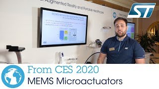 From CES 2020 MEMS Microactuators for Augmented Reality and Portable Healthcare [upl. by Eniawed]