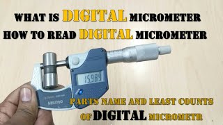 HOW TO USE DIGITAL MICROMETER  IN HINDI [upl. by Rednal682]