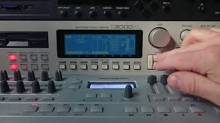 AKAI S3000XL creating keygroups [upl. by Maxfield424]