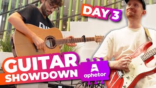 Crazy RIFF off Guitar Showdown Day THREE  Los Angeles  Aphetor Games [upl. by Yobybab499]