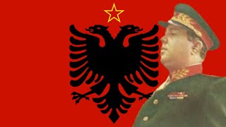 Enver Hoxha Tungjatjeta  Long Live Enver Hoxha English Lyrics [upl. by Onimixam969]