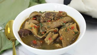 SPICY AFRICAN PEPPER SOUP  ASSORTED MEAT NIGERIAN FOOD SHAKI  INTESTINES [upl. by El]