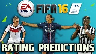 Fifa 16  PLAYER RATING PREDICTIONS 8  feat Ibra Schweinsteiger amp more  by PatrickHDxGaming [upl. by Primaveria]