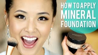 How to Apply Mineral Foundation BareMinerals [upl. by Danyette]