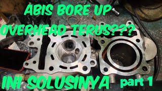 penyebab Vario 150 overheat  Vario bore up stroke up 2mm  part 1 Mugen [upl. by Annaeoj]