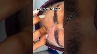 Eyebrows tutorials forehead tutorials forehead threading forehead kese banaye forehead ka tarika [upl. by Zenobia]