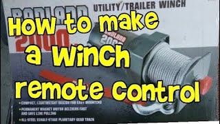 How to install a winch wireless remote control on any winchwinch remote control installation [upl. by Lunette378]