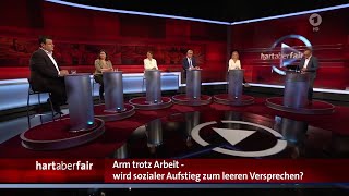 hart aber fair  10052021  Arm trotz Arbeit Wird sozialer Aufstieg zum leeren Versprechen [upl. by Diraj]