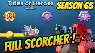 Warships Season 65  NEW TACTİC WİTH FULL SCORCHER  Boom Beach Gameplay [upl. by Lladnor]