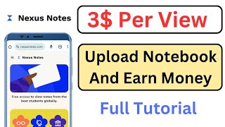 nexus notes review  sell notes and earn money  mobile se paise kaise kamaye  earn money online [upl. by Margie762]