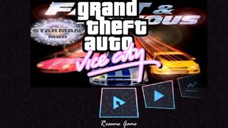 GTA VC Fast amp Furious Mod For Android  Download Link [upl. by Ylenaj]