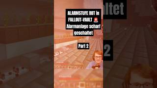 ALARMSTUFE ROT in FALLOUTVAULT 🚨 Alarmanlage scharf geschaltet Part2 thejocraft minecraftbuilding [upl. by Mossberg]