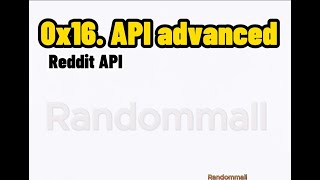 0x16 API advanced [upl. by Orvie]