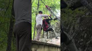 Nearly Half Mile Zipline at Horseshoe Canyon Ranch JasperAR [upl. by Ztnarf]