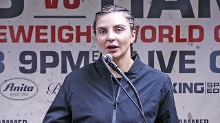 Christina Hammer POST FIGHT PRESS CONFERENCE vs Claressa Shields [upl. by Suitangi]