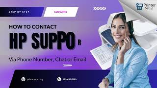 Learn How to Contact HP Support Via Phone Number Chat and Email [upl. by Godderd]