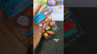 Diy cute stickers ideas art craft youtubeshorts sticker kawaii satisfying [upl. by Siednarb932]