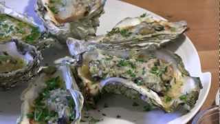 Grilled Oysters on the Half Shell [upl. by Yvehc]