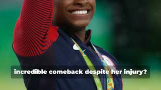 How Simone Biles OVERCAME Injury to Qualify 1st place [upl. by Nwad914]