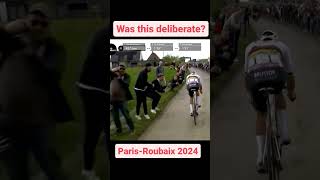 Attempted sabotage at ParisRoubaix [upl. by Elumas]