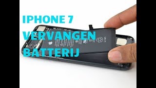 Zelf vervangen batterij iPhone 7  ✅ wwwiphoneaccushopnl ✅ [upl. by Easter]