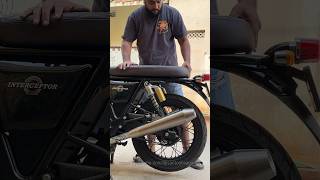 Air filter cleaning DIY  intercepter650 way2speed [upl. by Anytsirk461]