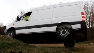 Sprinter 4x4 311 CDI Test Offroad Allrad Iglhaut Low range Camper [upl. by Yatnoed]