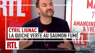 Cyril Lignac  la quiche verte au saumon fumé [upl. by Sutelc504]