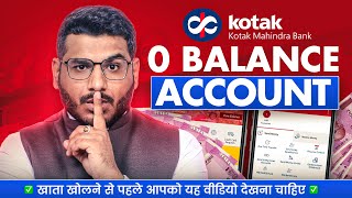 Kotak Mahindra Bank Open Account Zero Balance  Kotak 811 Account Opening Online Zero Balance [upl. by Atthia]