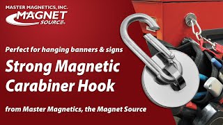 STRONG Magnetic Carabiner Hook Magnet Perfect for Hanging Banners amp Signs [upl. by Maxwell]