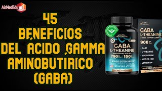 45 Beneficios del ácido gamma aminobutírico GABA [upl. by Nilesoy685]