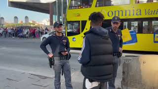 Roma  S SICUREZZA GIUBILEO CONTROLLI A TAPPETO IN STAZIONE E STRUTTURE RICETTIVE 301024 [upl. by Delbert]