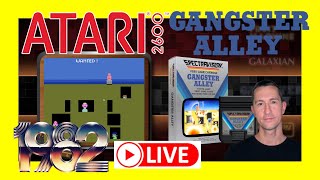 Gangster Alley Atari 2600  Germany 1985 Apple II  Chronologically Gaming is LIVE retro [upl. by Granniah]