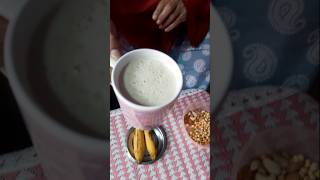 Milkshake with Bhunja Chana induhunjan subscribe like [upl. by Ytsur407]