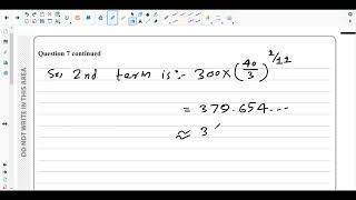 QNO7  Arithmetic and Geometric Progression Finding nth term and sum of n terms [upl. by Pelmas]