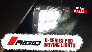 Rigid DSeries Pro Driving Lights  Features and Review [upl. by Akemit]