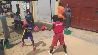 Combo Street Boxing Sparring between No Tension Vs Opiro [upl. by Maretz117]