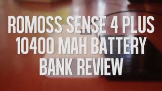 Romoss Sense Plus 4 10400MaH Battery Bank Review [upl. by Aksel]