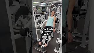 Back Extension Machine Lower Back Glute exercise Note This is a Life Fitness Machine [upl. by Alyhc]