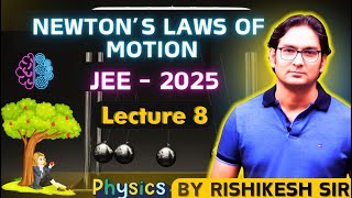 NEWTON LAWS OF MOTION  TARGET JEE 2025  L8 [upl. by Muir261]