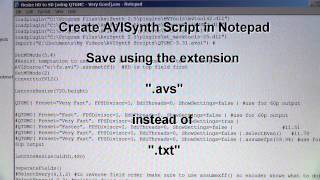 Render Through AVISynth Scripts Using Sony Vegas As Both Source and Renderer [upl. by Leifeste]