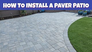 How to build a paver patio [upl. by Glantz815]